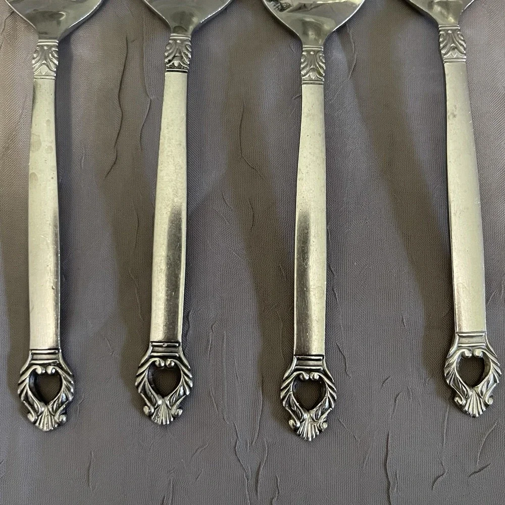 Vintage Erika 1883 F.B. ROGERS JAPAN Stainless ~ Set of 20 Service For 4 Antique
